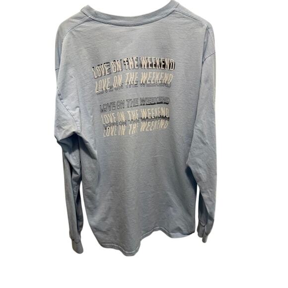 John Mayer Love on the Weekend Long Sleeve Jeremy Dean T- Shirt Men's Large - Picture 1 of 9